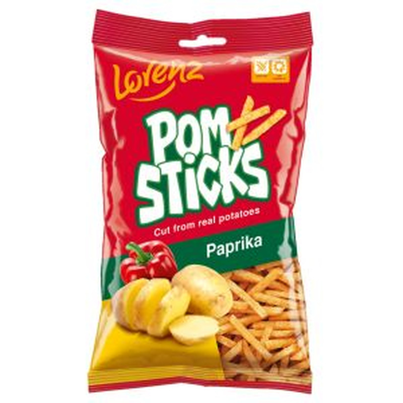 Kartulisnack paprikaga, LORENZ, 100 g