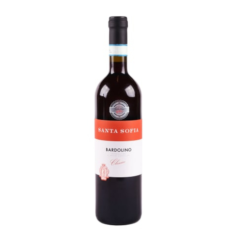 Kaitstud päritolunimetusega vein Santa Sofia Bardolino Classico 12,5%vol 0,75l