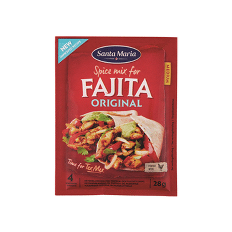 Fajita maitseainesegu, SANTA MARIA, 28 g