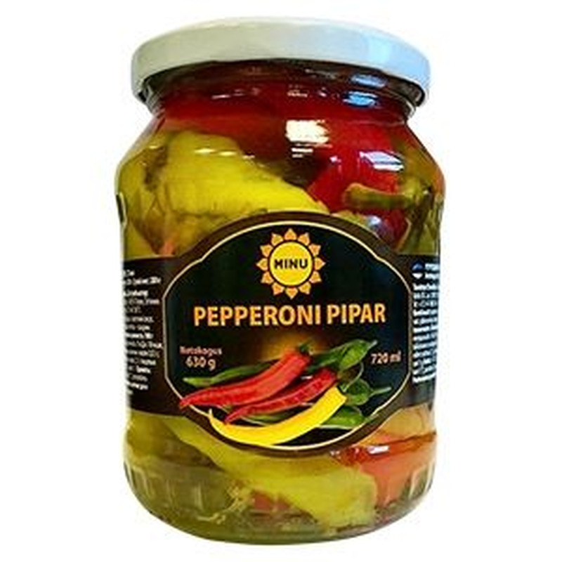 Pepperoni pipar 680 g, MINU, 280 g neto