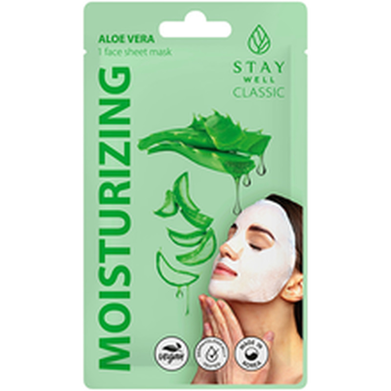 Stay well kangasmask niisutav aloe 1tk