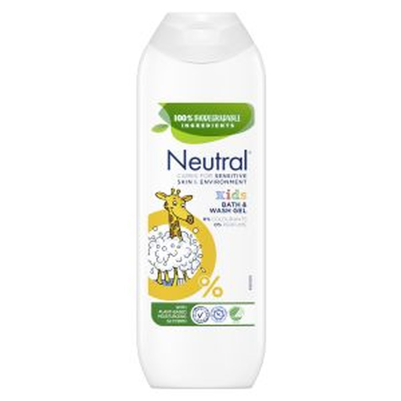 Vannivaht tundlikule nahale, lastele, NEUTRAL, 250 ml