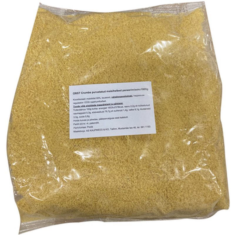 OBST Crumbs purustatud maisihelbed paneerimiseks 1kg