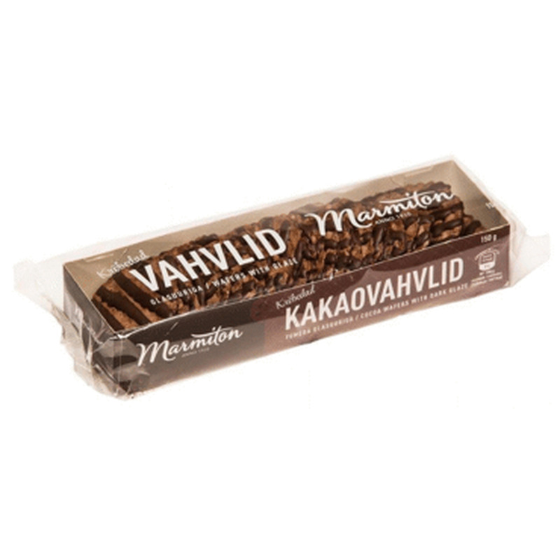 Kakaovahvlid tum.glasuur. MARMITON,150g