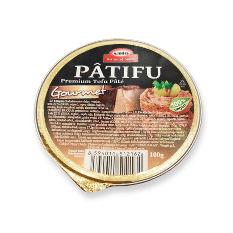 Vegan määre Veto Patifu Gourmet 100g