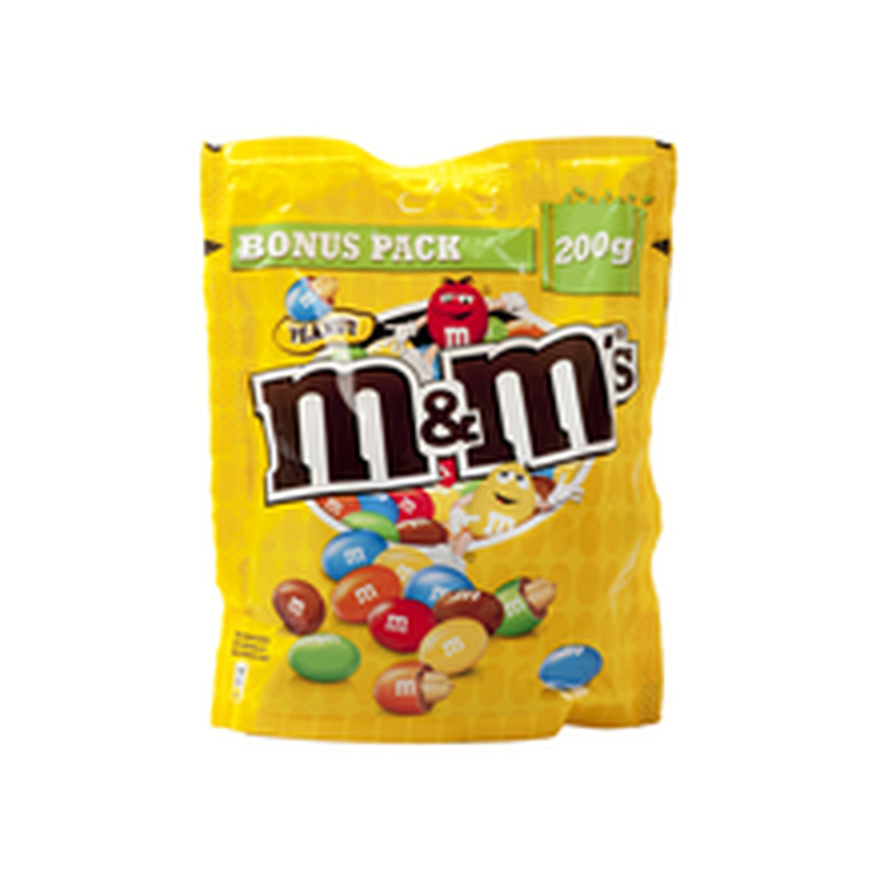 Šokolaadipastillid pähkliga, M&M'S, 200 g