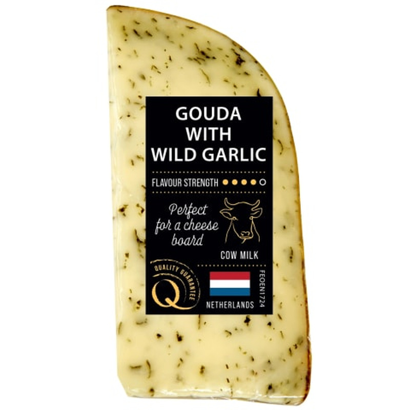 Juust Gouda metsiku küüslauguga kg