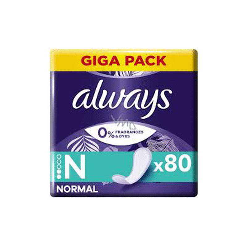 Pesukaitsmed ALWAYS Normal 0% 80tk