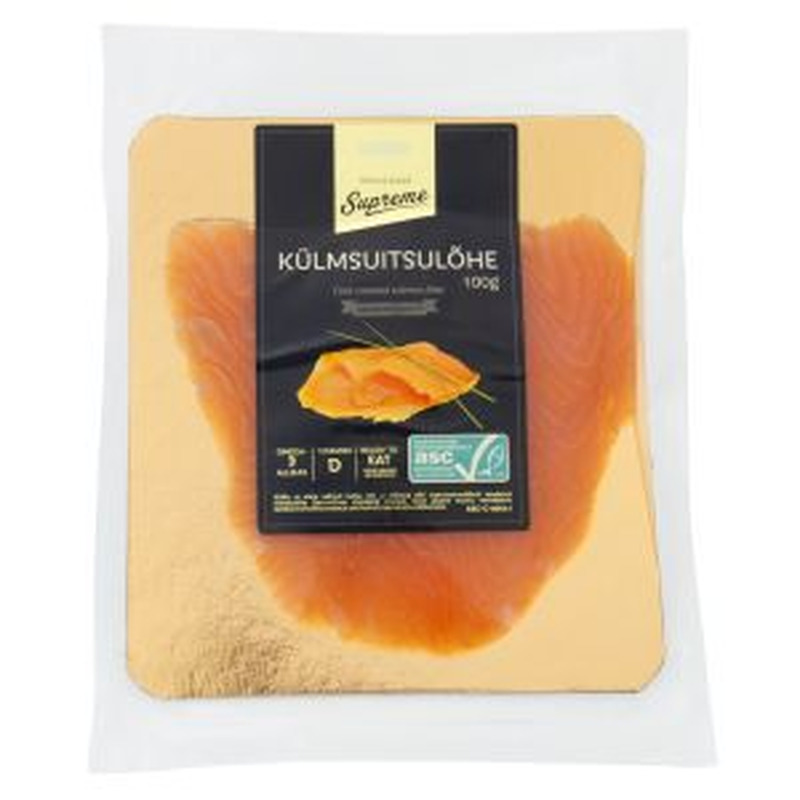 Coop Supreme külmsuitsu lõhefilee viilud 100g