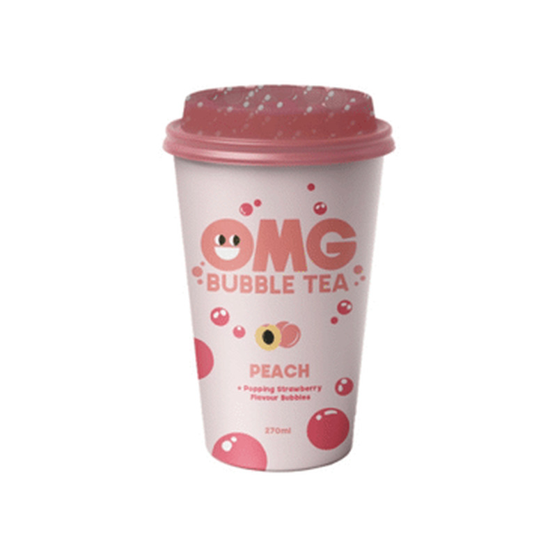 Teejook BUBBLE TEA virsik-maasika,270ml