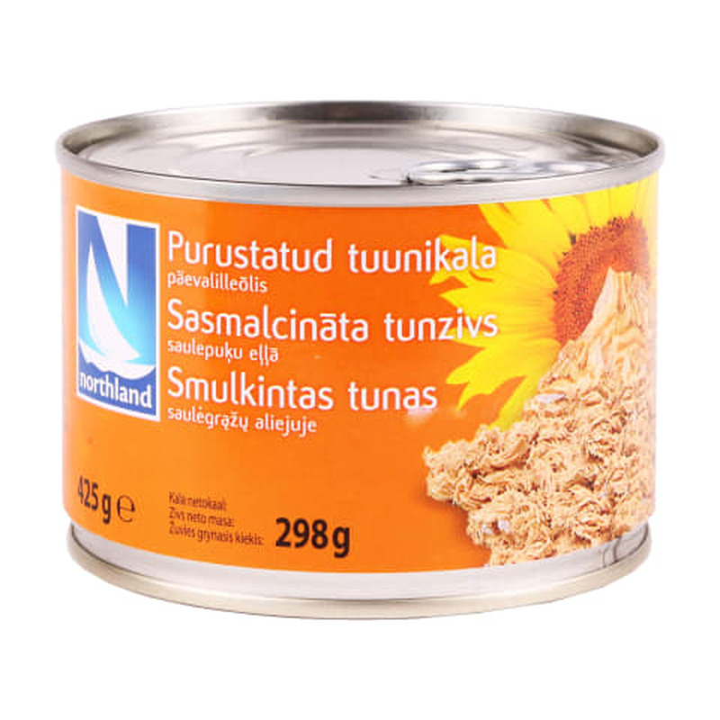 Purustatud tuunikala õlis Northland 425g