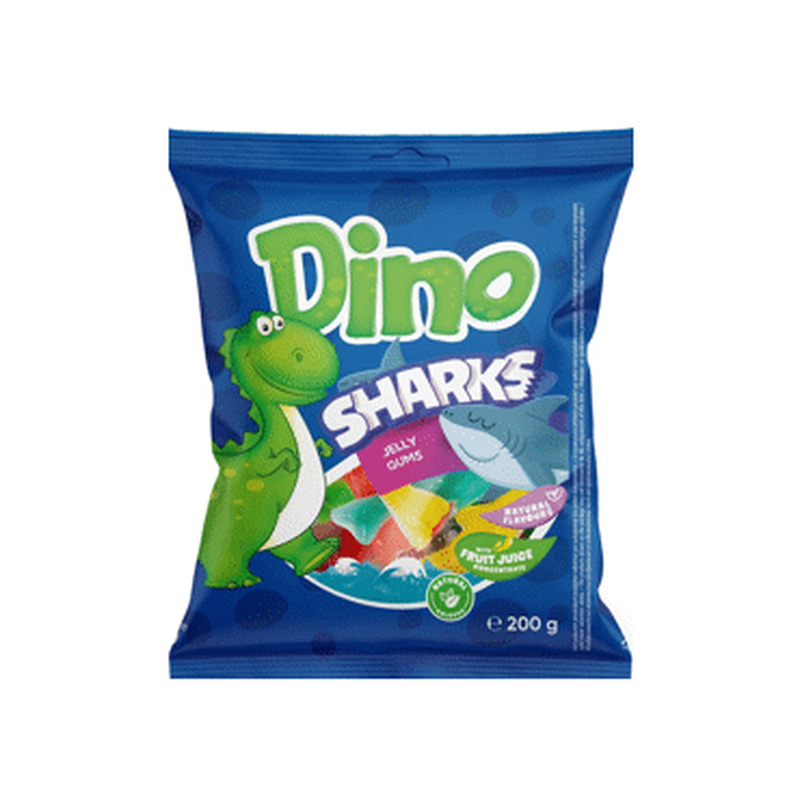 Närimiskomm DINO Haikalad 200g