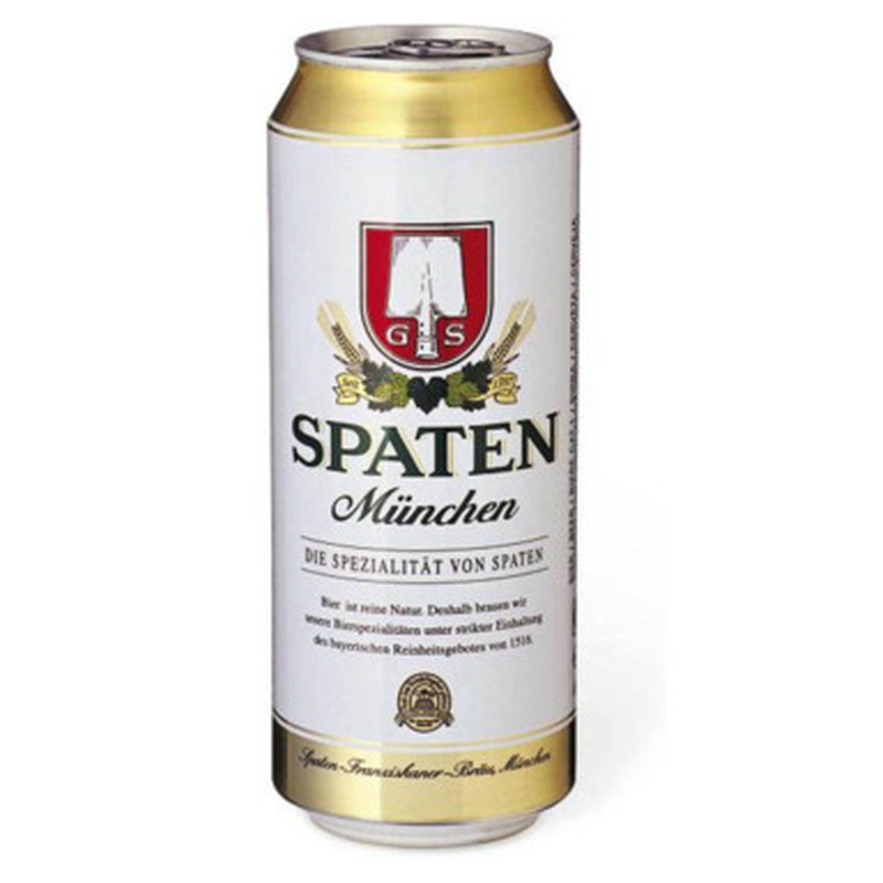 SPATEN õlu hele 5,2% 50cl (purk)