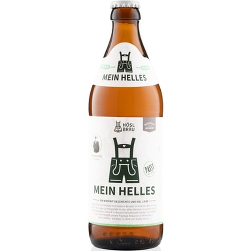 HÖSL õlu Mein Helles hele 4,8% 50cl (pudel)