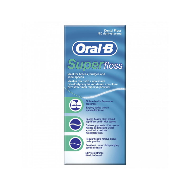 Oral B SUPER Floss Hambaniit 50 m