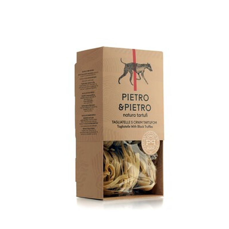 PIETRO&PIETRO Tagliatelle pasta musta trühvliga 250g