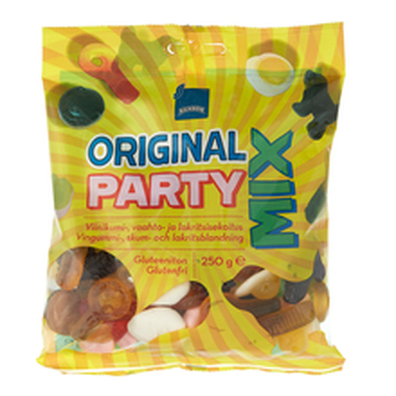 Rainbow Party Mix kummikommid 250g