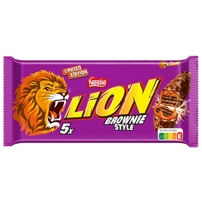 Šokolaadibatoonid brownie LION 5x30g