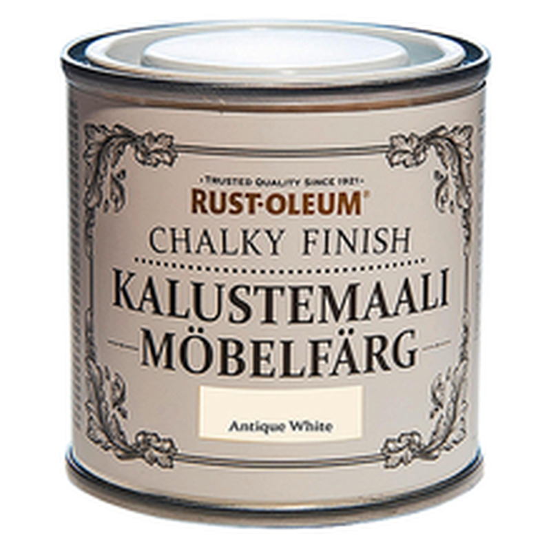 Chalky Finish veepõhine mööblivärv antiikvalge 125 ml