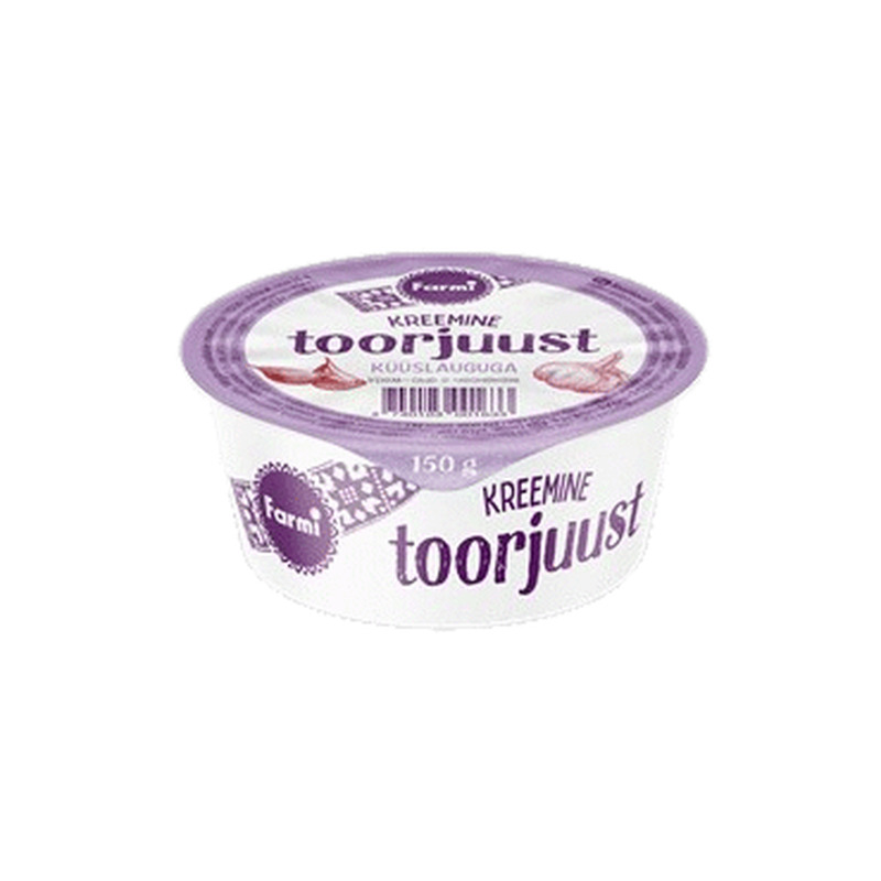 Toorjuust FARMI küüslauguga,150g