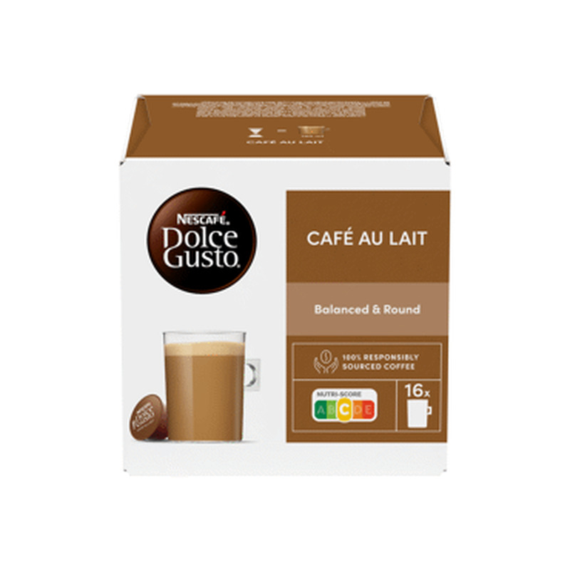 Kohvikapslid Dolce Gusto Caffe Au Lait, NESCAFE, 16 tk