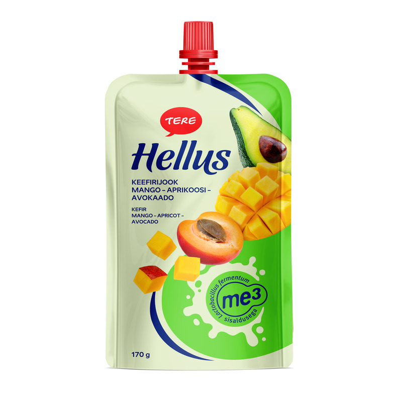 Keefirijook mango-aprikoosI-avokaado Hellus, TERE, 170 g