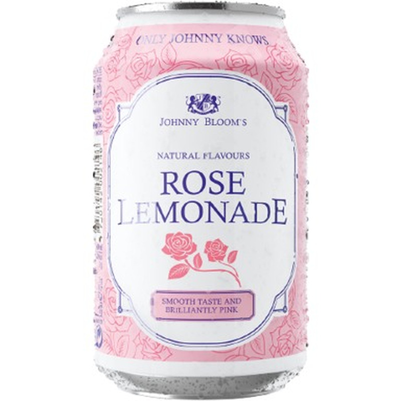 Rose Lemonade, JOHNNY BLOOM`S, 330 ml