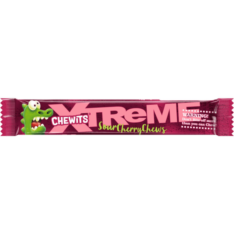 Nätsukommid hapukirsimaitselised Chewits Xtreme Sour Cherry 34g