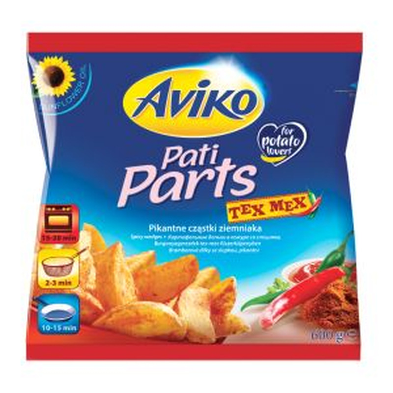 Aviko kartulisektorid Tex-Mex maits. 600g