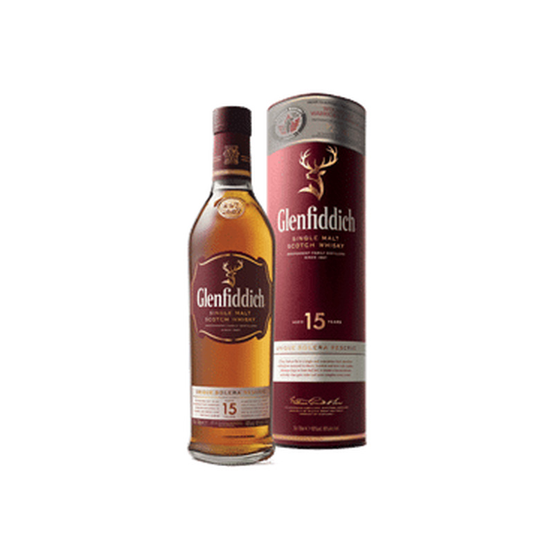 Whisky GLENFIDDICH 15YO S.Malt 40% 700ml