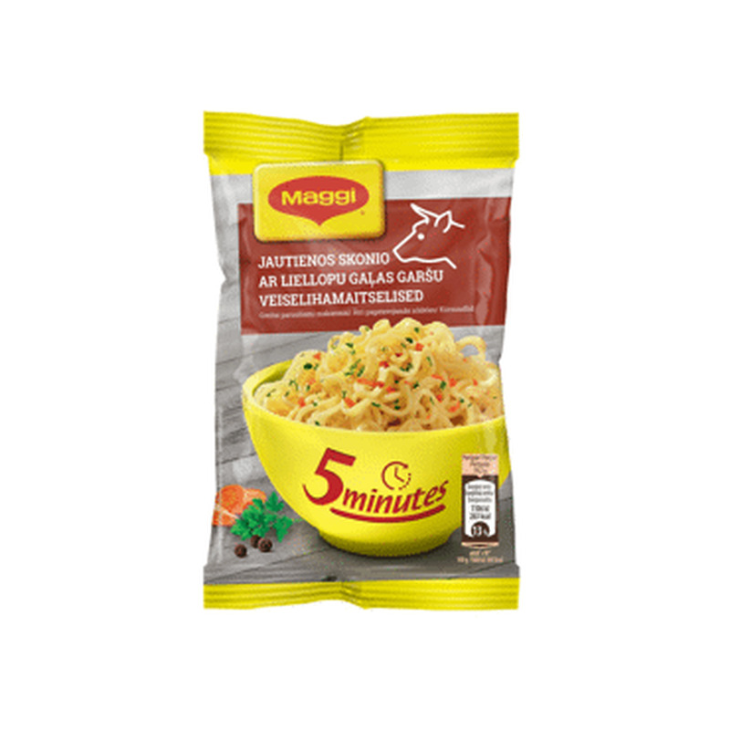 Veiselihamaitselised kiirnuudlid, MAGGI, 59,2 g