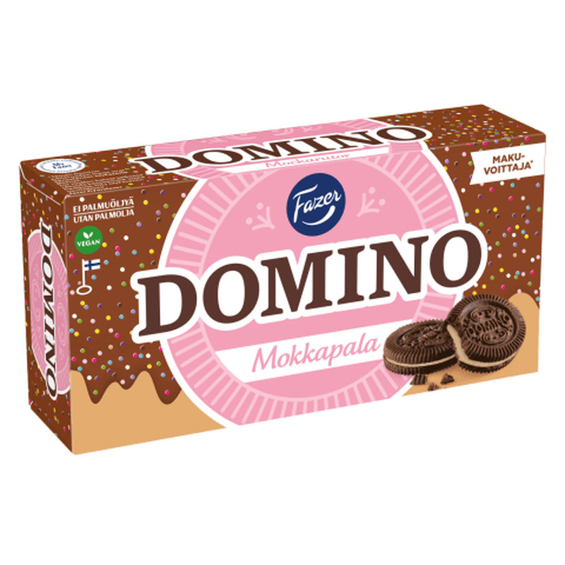 Küpsised Domino Brownie maitselise täidisega 350g