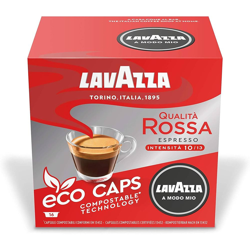 Kohvikapslid A Modo Mio Q Rossa, LAVAZZA, 16tk