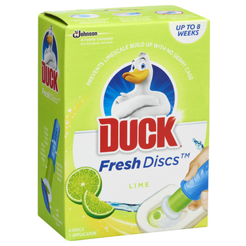 JOHNSON Toilet Duck Fresh Discs WC geel Lime 36ml