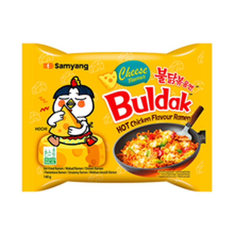 Korea ramen kiirnuudlid tuline kana juustuga 140g