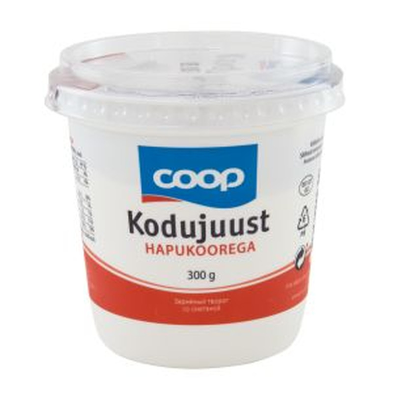 Coop kodujuust 300g hapukoorega