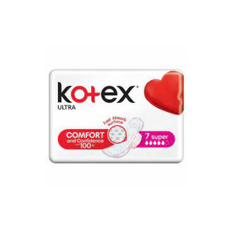 Hügieenisidemed KOTEX Ultra Super 7tk