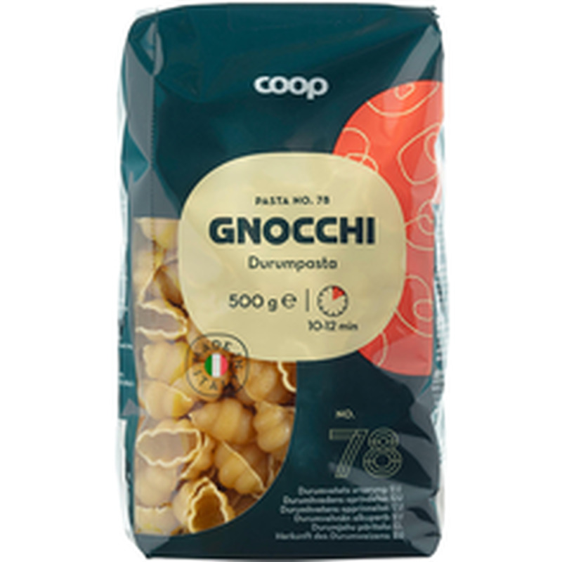 Coop gnocchi durumpasta 500g