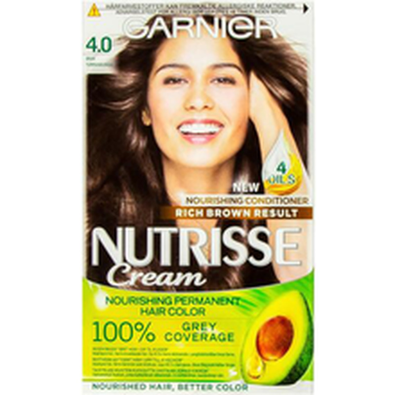 Juuksevärv Nutrisse 4.0 Dark Brown, GARNIER