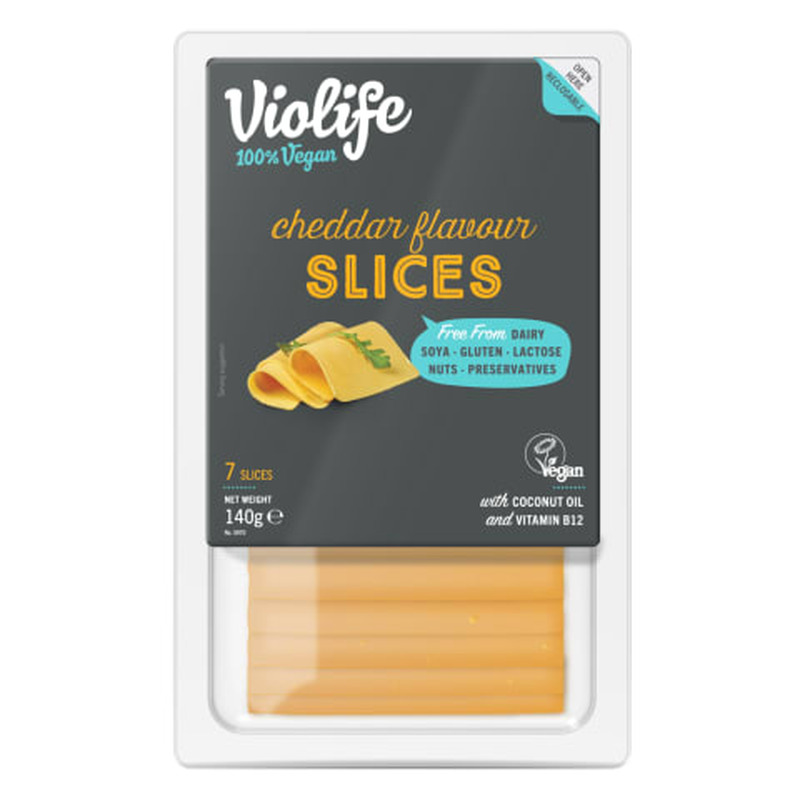 Võileivaviilud cheddar maitsega Violife 140g