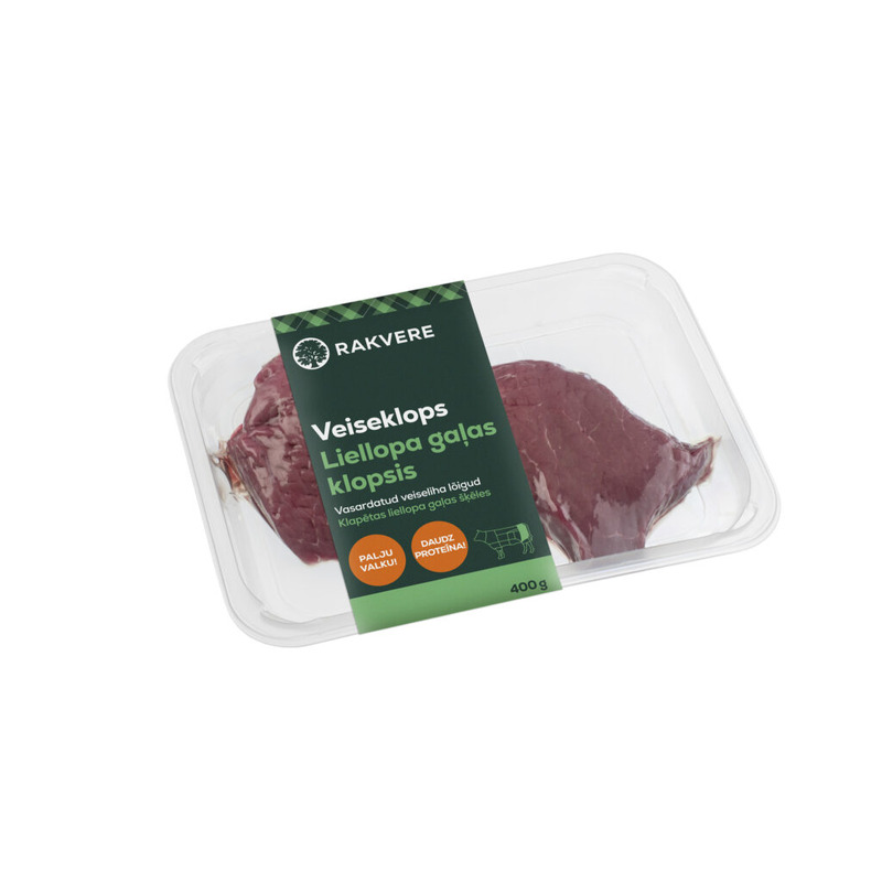 Veiseklops vasardatud, RAKVERE, 400 g