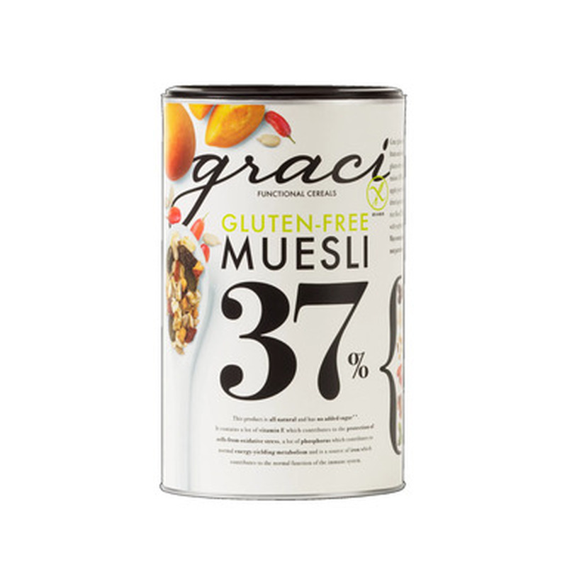 GRACI Müsli 37% puuviljade ja seemnetega 400g glut. vaba