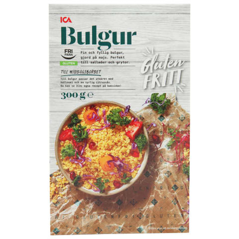 Maisist tehtud bulgur ICA gluteenivaba 300g