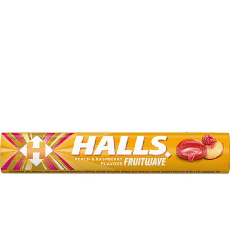 Pastillid Fruitwave peach HALLS 45g