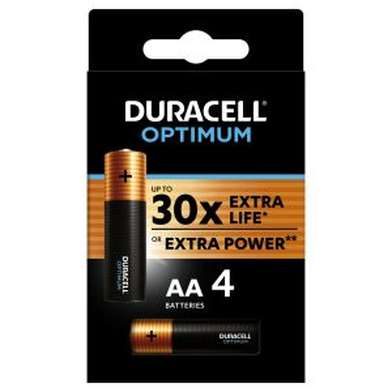 Duracell Optimum AA patarei 4tk