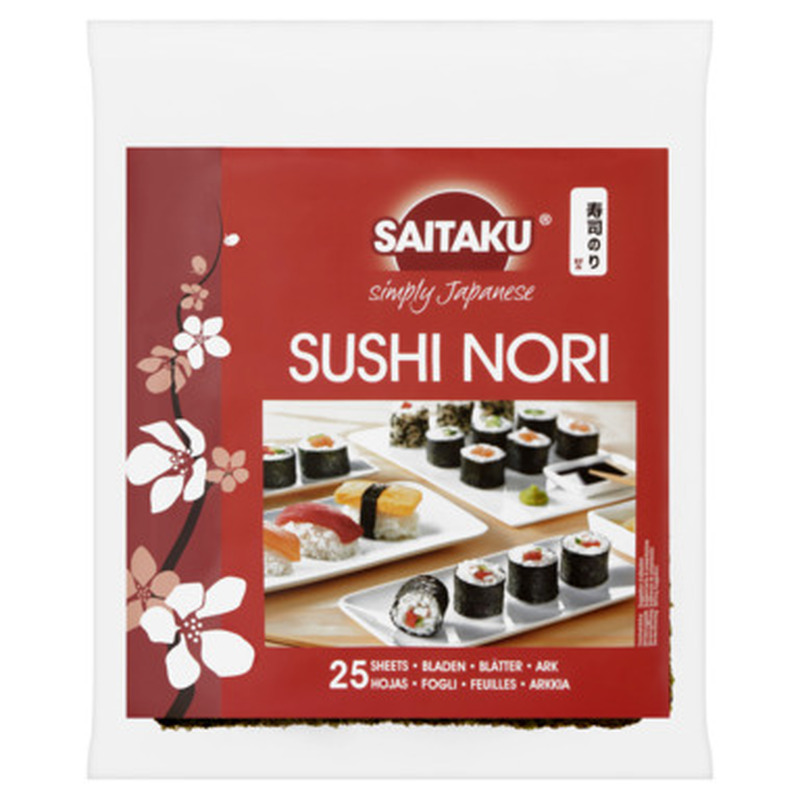 SAITAKU Sushi Nori lehed 70g (25tk)