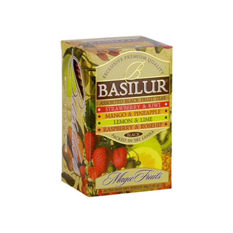 Must tee assortii aromatis.BASILUR20x2g