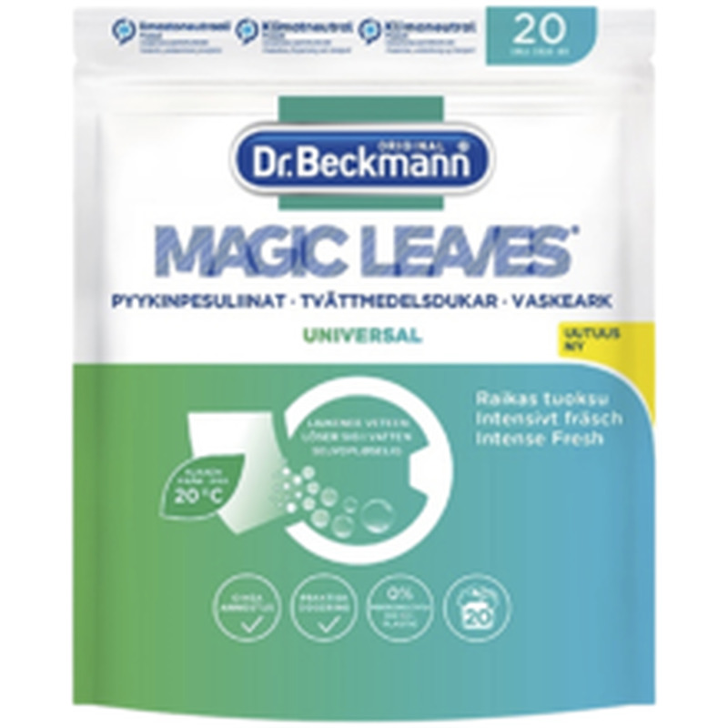 Dr. beckmann pesulehed magic leaves universal 20tk