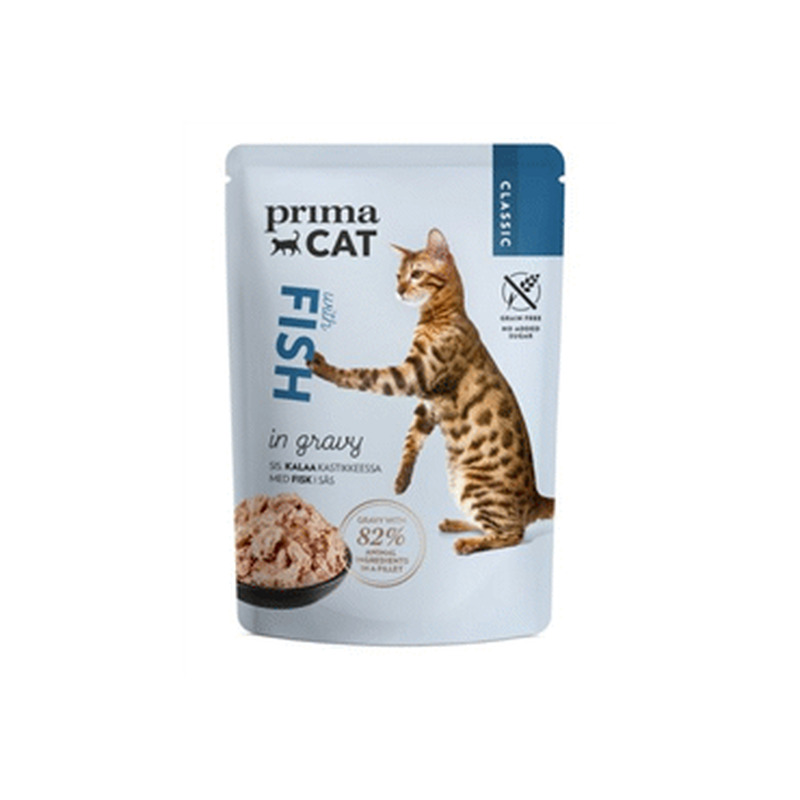 Kiisueine PRIMACAT kala kastmes 85g