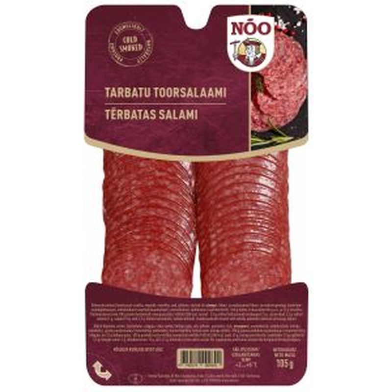 Tarbatu toorsalaami, NÕO, 105 g